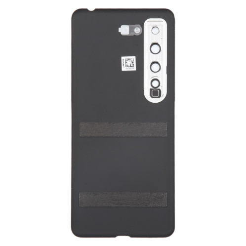 Pour Sharp Aquos R5G Cache arrière de batterie d'origine (noir) SH46BL663-07