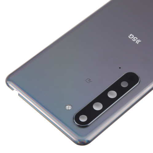 Pour Sharp Aquos R5G Cache arrière de batterie d'origine (noir) SH46BL663-07