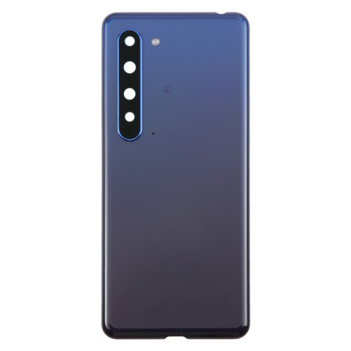 Pour Sharp Aquos R5G Cache arrière de batterie d'origine (bleu) SH46LL239-07