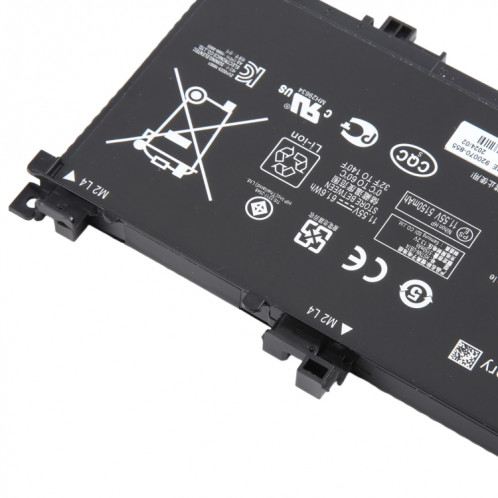 Batterie Li-ion 11,55 V 61,6 Wh 5150 mAh pour HP OMEN 15-bc011TX 15-bc012TX 15-bc013TX 15-AX015TX AX017TX TPN-Q173 HSTNN-UB7A 849910-850 TE03XL SH88521967-04