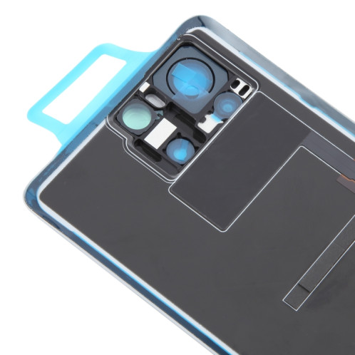 Pour Asus ROG Phone 8 Pro AI2401 AI2401_A Global Original Couvercle arrière de batterie en verre avec cadre d'appareil photo (gris) SH19HL271-07