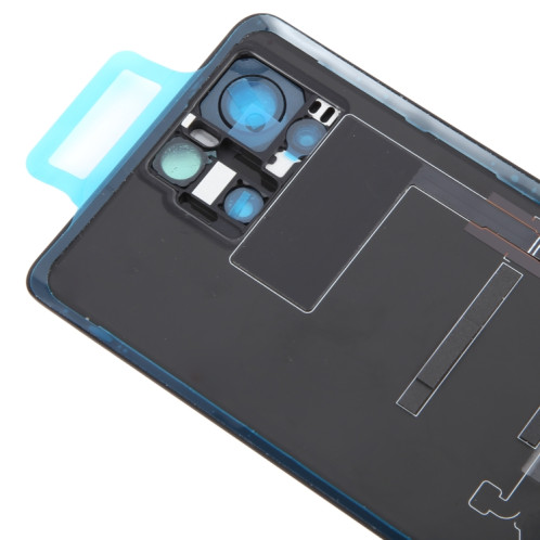 Pour Asus ROG Phone 8 Pro AI2401 AI2401_A Global Original Couvercle arrière de batterie en verre avec cadre d'appareil photo (noir brillant) SH9JBL1032-07