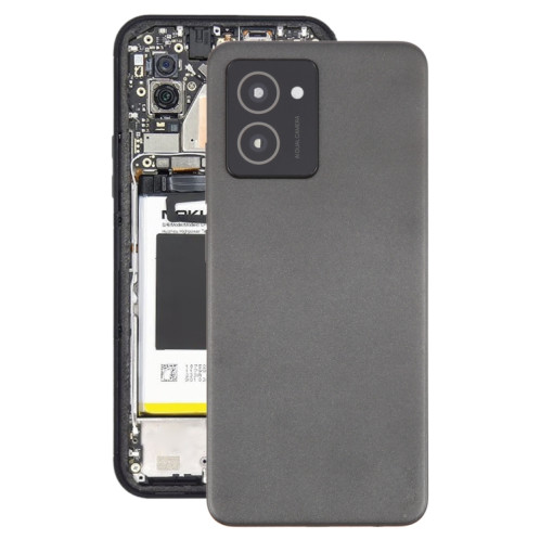 Pour HMD Vibe Cache arrière de batterie d'origine avec cache d'objectif d'appareil photo (noir) SH10BL431-07
