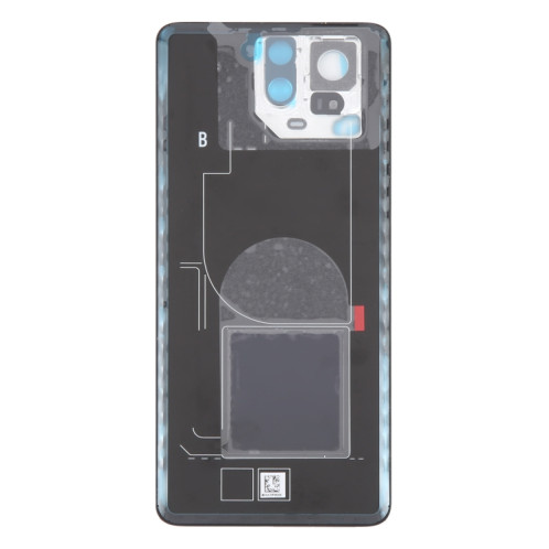 Pour Asus ROG Phone 9 Pro 5G Coque arrière de batterie en verre d'origine avec cadre d'appareil photo (noir mat) SH30BL296-07