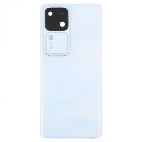 Pour vivo S18 5G Couvercle arrière de la batterie d'origine avec couvercle de l'objectif de l'appareil photo (blanc) SH46WL1666-07