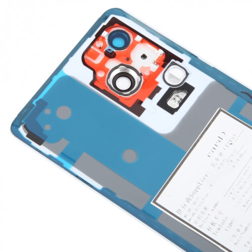 Pour vivo S18 5G Couvercle arrière de la batterie d'origine avec couvercle de l'objectif de l'appareil photo (blanc) SH46WL1666-07