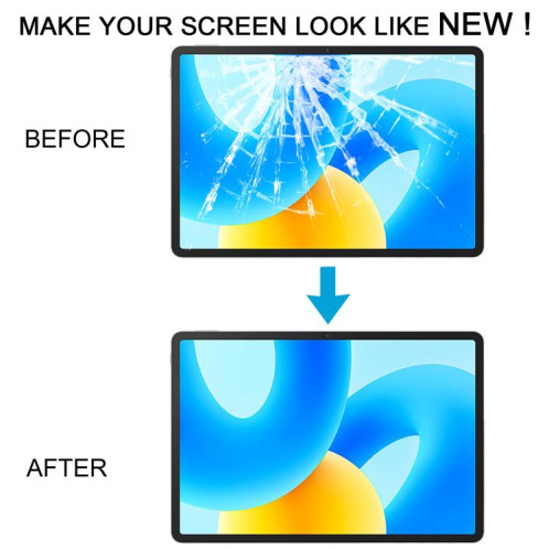Pour Huawei MatePad 11.5 TGR-W10 Écran avant Lentille extérieure en verre, version Soft Light (noir) SH060B1551-07