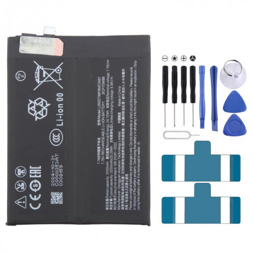 Batterie de remplacement pour ZTE Nubia Red Magic 9 Pro Li3932T89P8h613487 3250mAh SH90801910-04