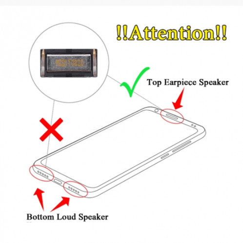 Haut-parleur 10 pièces pour LG X Charge SH91301579-04