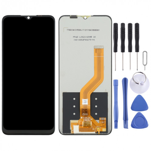 Écran LCD Origina pour Doogee X96 avec ensemble complet de numériseur (noir) SH175B479-06