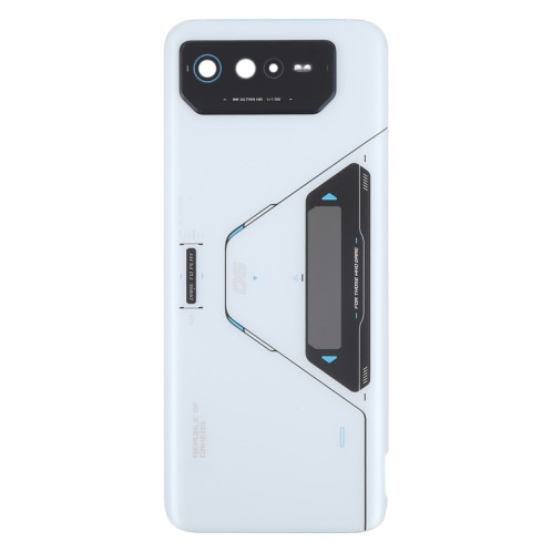 Pour Asus ROG Phone 6 Pro AI2201-D Couvercle arrière de batterie en verre avec NFC/LCD (blanc) SH01WL1141-07