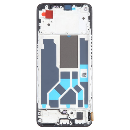 Écran LCD OLED pour l'assemblage complet du numériseur OPPO Reno7 SE 5G avec identification du cadre / des empreintes digitales SH9212655-06