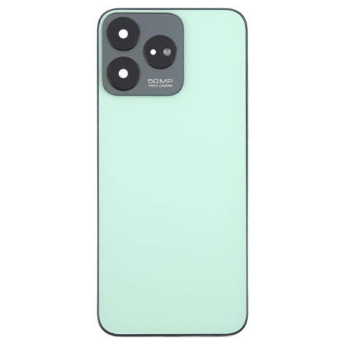 Pour ZTE Axon 50 Lite 8050 Couvercle arrière de la batterie en verre avec cadre central / Couvercle de l'objectif de l'appareil photo (vert) SH22GL1638-07