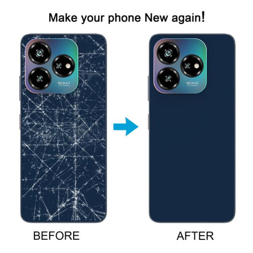 Pour ZTE Axon 60 Lite Couvercle arrière de la batterie en verre avec adhésif (or) SH27JL388-07