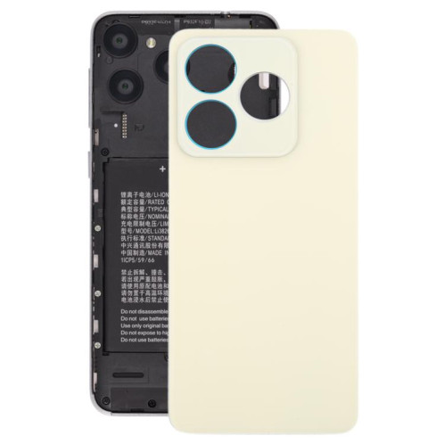 Pour ZTE Blade V60 Design Z2350 Couvercle arrière de batterie en verre avec adhésif (or) SH28JL781-07