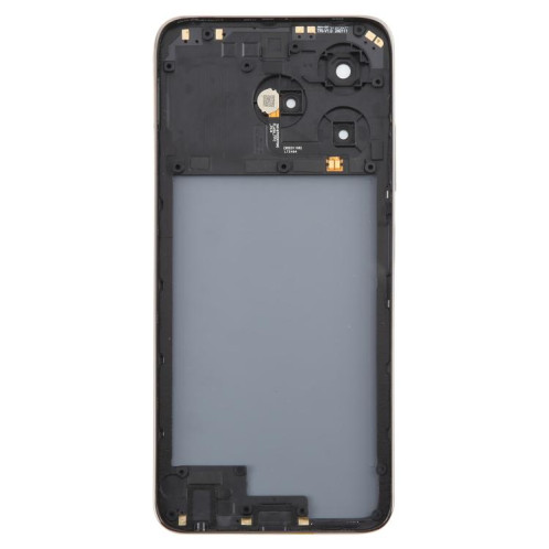 Pour ZTE Axon 60 / V60 Z2356 Couvercle arrière de la batterie en verre avec cadre central / couvercle de l'objectif de l'appareil photo (or) SH30JL522-07