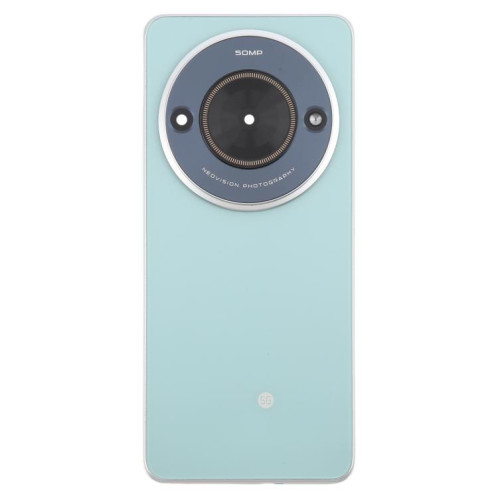 Pour ZTE Blade A75 5G Z2357N / Blade V60 Smart Glass Couvercle arrière de la batterie avec cadre central / Couvercle de l'objectif de l'appareil photo (vert) SH34GL1378-07