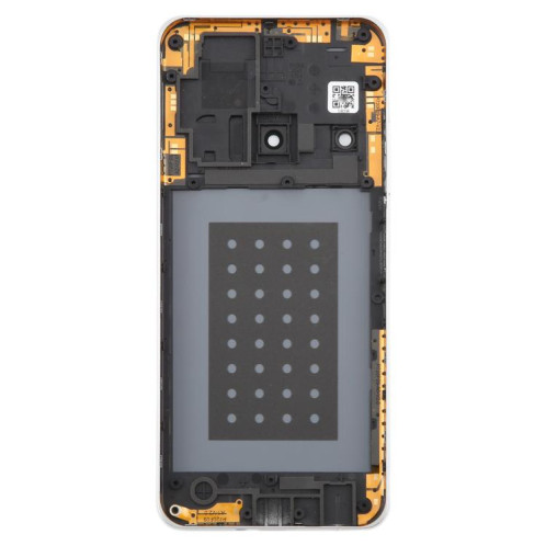 Pour ZTE Blade A75 5G Z2357N / Blade V60 Smart Glass Couvercle arrière de la batterie avec cadre central / Couvercle de l'objectif de l'appareil photo (vert) SH34GL1378-07