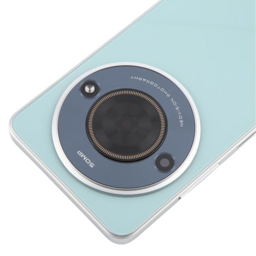 Pour ZTE Blade A75 5G Z2357N / Blade V60 Smart Glass Couvercle arrière de la batterie avec cadre central / Couvercle de l'objectif de l'appareil photo (vert) SH34GL1378-07