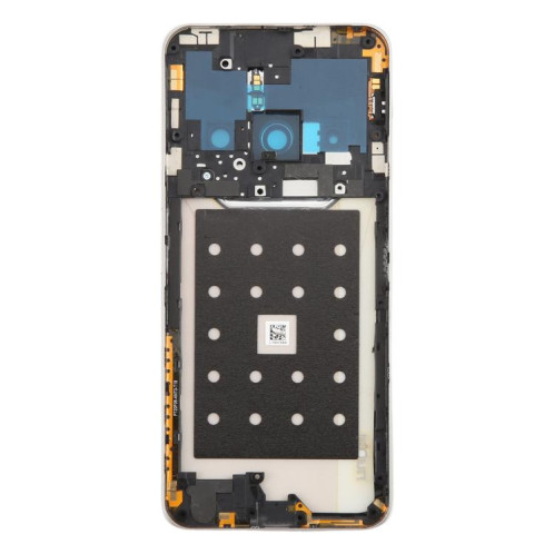 Pour ZTE nubia Focus Pro Z2351N Couvercle arrière de batterie en cuir avec cadre central / couvercle d'objectif d'appareil photo (or) SH39JL1027-07
