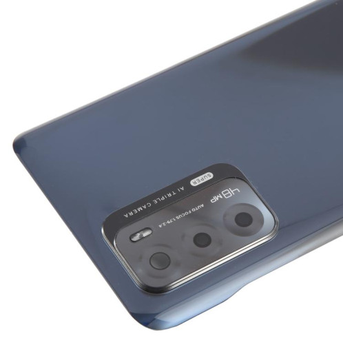 Pour ZTE Blade V40 Cache arrière de batterie avec adhésif / Cache objectif de caméra (noir) SH40BL841-07