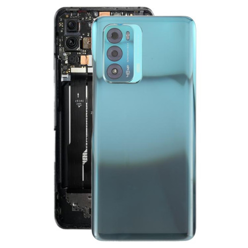 Pour ZTE Blade V40 Cache arrière de batterie avec adhésif / Cache objectif de caméra (bleu) SH40LL162-07