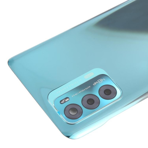 Pour ZTE Blade V40 Cache arrière de batterie avec adhésif / Cache objectif de caméra (bleu) SH40LL162-07