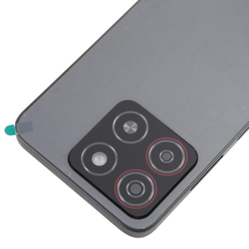 Pour ZTE Blade A55 Z2450 Cache arrière de batterie avec cadre central / Cache objectif de caméra (noir) SH43BL780-07