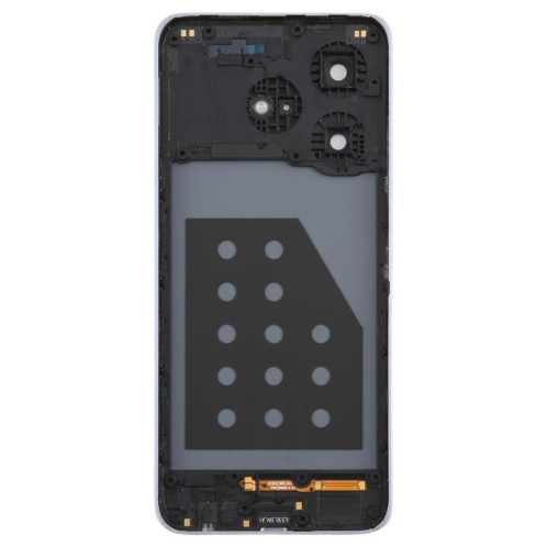 Pour ZTE Blade V60 Design Z2350 Couvercle arrière de la batterie en verre avec cadre central / Couvercle de l'objectif de l'appareil photo SH45JL1653-07