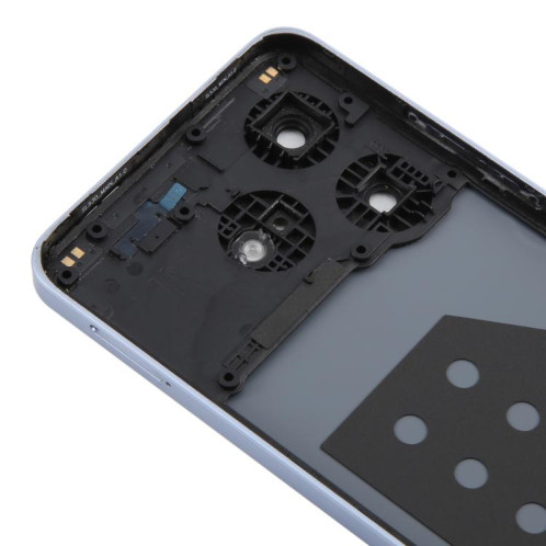 Pour ZTE Blade V60 Design Z2350 Couvercle arrière de la batterie en verre avec cadre central / Couvercle de l'objectif de l'appareil photo SH45JL1653-07