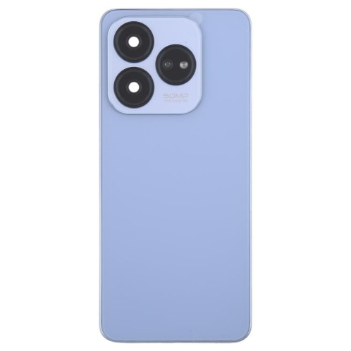Pour ZTE Blade V60 Design Z2350 Couvercle arrière de la batterie en verre avec cadre central / Couvercle de l'objectif de l'appareil photo SH45LL1607-07