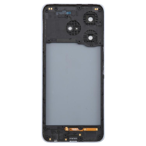Pour ZTE Blade V60 Design Z2350 Couvercle arrière de la batterie en verre avec cadre central / Couvercle de l'objectif de l'appareil photo SH45LL1607-07