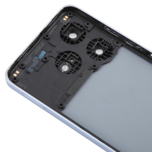 Pour ZTE Blade V60 Design Z2350 Couvercle arrière de la batterie en verre avec cadre central / Couvercle de l'objectif de l'appareil photo SH45LL1607-07