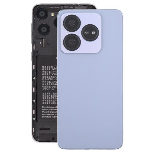 Pour ZTE Blade V60 Design Z2350 Couvercle arrière de la batterie en verre avec cadre central / Couvercle de l'objectif de l'appareil photo SH45PL357-07