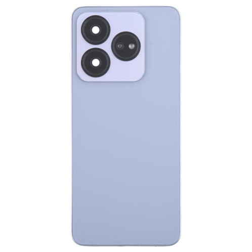 Pour ZTE Blade V60 Design Z2350 Couvercle arrière de la batterie en verre avec cadre central / Couvercle de l'objectif de l'appareil photo SH45PL357-07