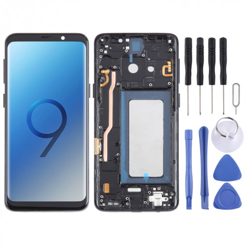 Pour Samsung Galaxy S9 SM-G955 TFT LCD écran numériseur assemblage complet avec cadre (noir) SH281B1638-07