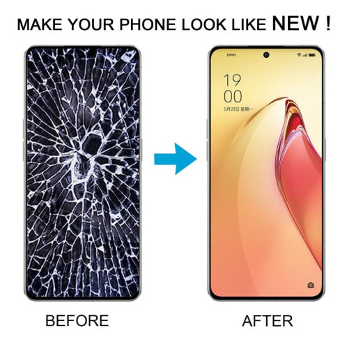 Pour OPPO Reno8 Pro 5G CPH2357 Écran LCD AMOLED d'origine avec numériseur Assemblage complet SH9291756-07