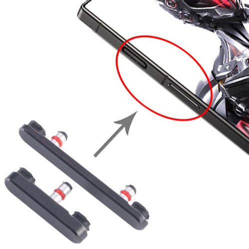 Bouton d'alimentation et bouton de contrôle du volume pour ZTE nubia Red Magic 8 Pro NX729J (gris) SH298H907-04
