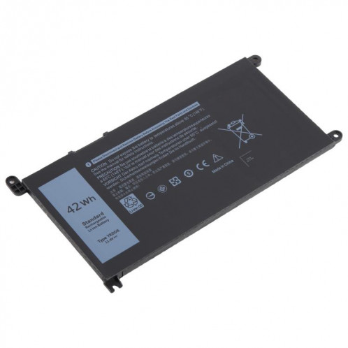 Batterie Li-ion 11,4 V 42 Wh YRDD6 pour Dell Vostro 3491 3591 3490 3590 3501 Inspiron 5481 5482 5485 5491 5591 5485 5585 5480 SH9304916-04