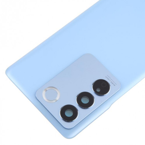 Pour vivo V27 / V27 Pro Cache arrière de la batterie avec cache de l'objectif de l'appareil photo (bleu) SH26LL1646-07