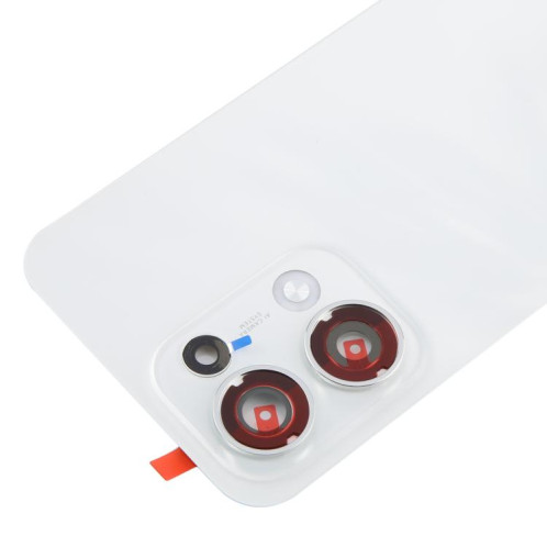 Pour OPPO Reno13 Couvercle arrière de batterie d'origine avec couvercle d'objectif d'appareil photo (blanc) SH31WL1279-07