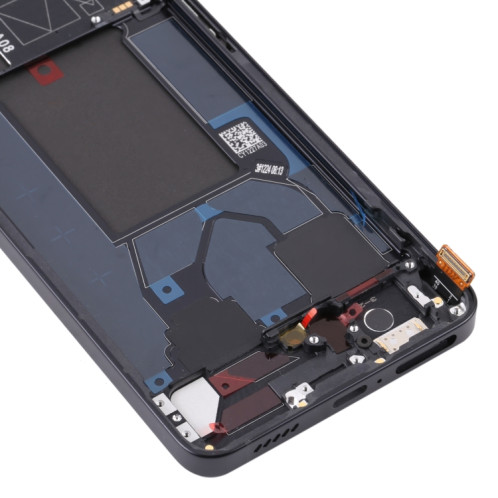 Écran LCD d'origine pour OPPO Reno7 Pro 5G Digitizer Assemblage complet avec cadre (Noir) SH365B1804-06