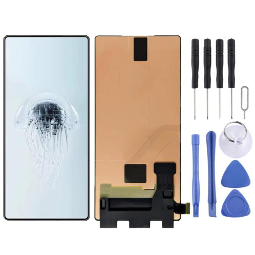 Pour ZTE Nubia Z70 Ultra NX733J NX736J AMOLED Écran LCD Numériseur Assemblage Complet (Noir) SH367B1368-06
