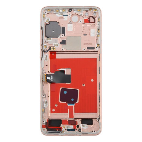 Écran LCD TFT complet avec châssis pour Huawei P40, ne prenant pas en charge l'identification par empreinte digitale (rose) SH392F1692-07