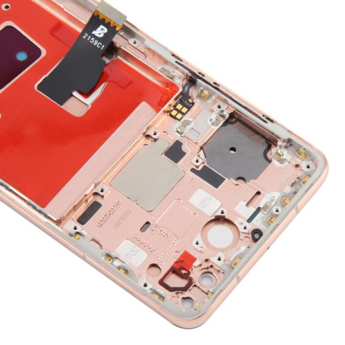 Écran LCD TFT complet avec châssis pour Huawei P40, ne prenant pas en charge l'identification par empreinte digitale (rose) SH392F1692-07
