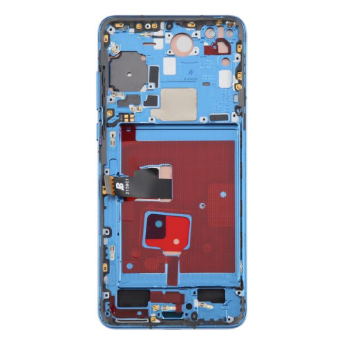Écran LCD TFT complet avec châssis pour Huawei P40, ne prenant pas en charge l'identification par empreinte digitale (bleu) SH392L561-07