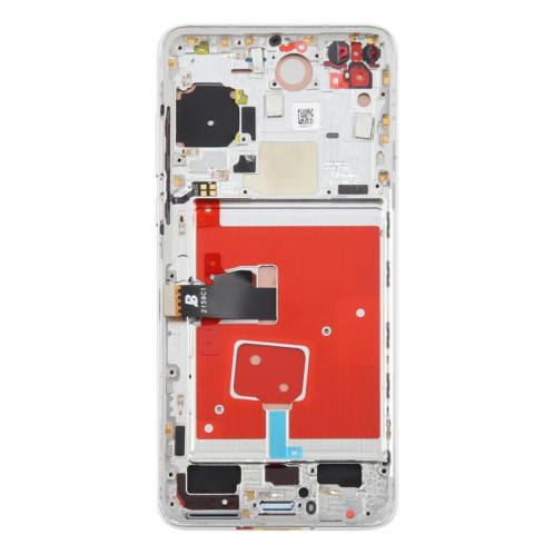 Écran LCD TFT complet avec châssis pour Huawei P40, ne prenant pas en charge l'identification par empreinte digitale (argent) SH392S1699-07