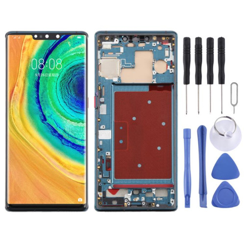 Écran LCD TFT complet avec châssis pour Huawei Mate 30 Pro, sans identification par empreinte digitale (vert) SH399G650-07