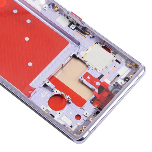 Écran LCD TFT complet avec châssis pour Huawei Mate 30 Pro, ne prenant pas en charge l'identification par empreinte digitale (violet) SH399P1363-07