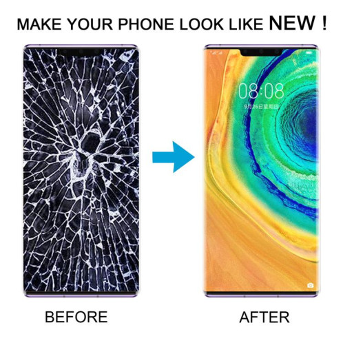 Écran LCD TFT complet avec châssis pour Huawei Mate 30 Pro, sans identification par empreinte digitale (noir) SH399B220-07